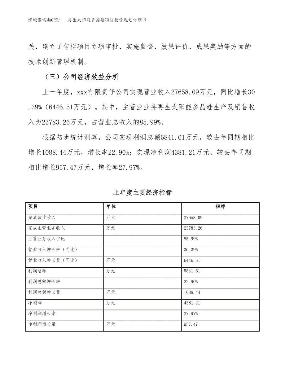 再生太阳能多晶硅项目投资规划计划书.docx_第3页