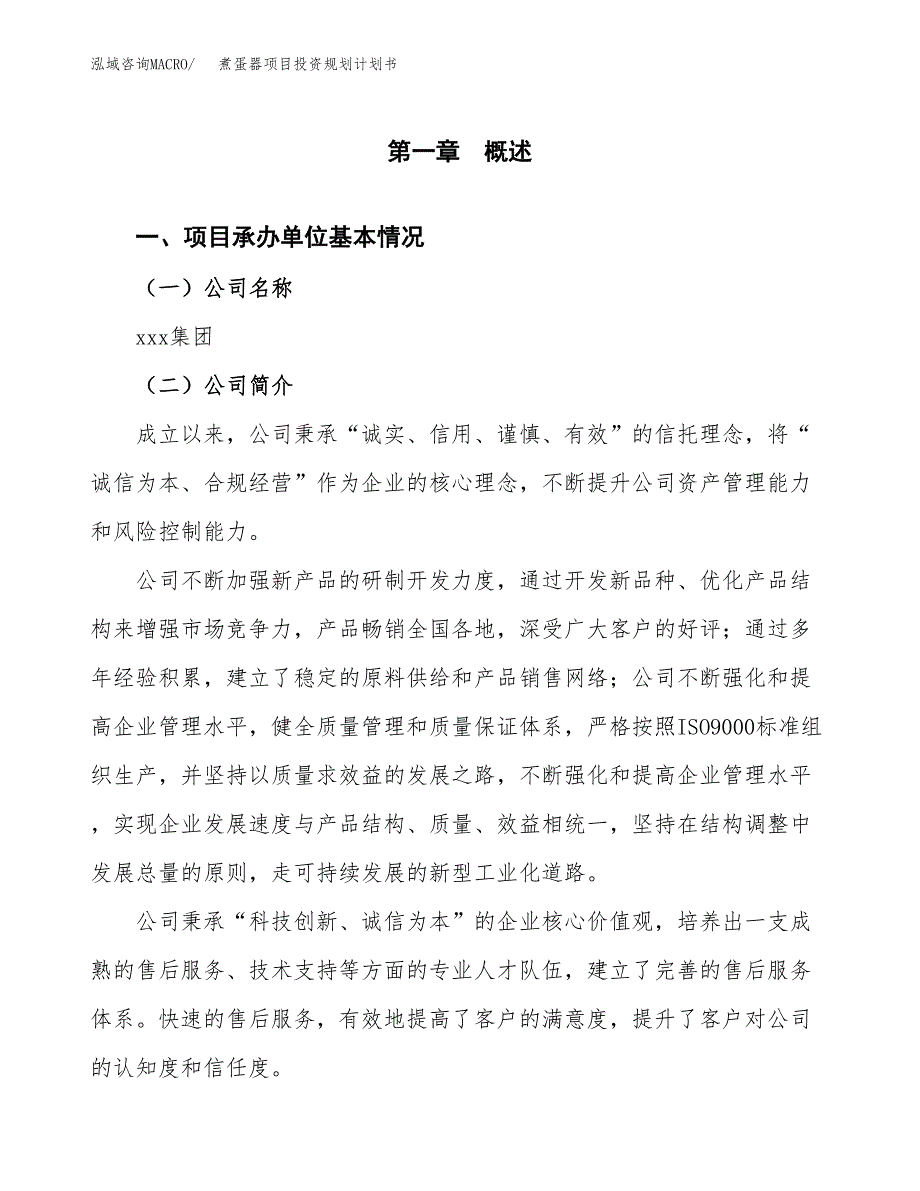 煮蛋器项目投资规划计划书.docx_第2页