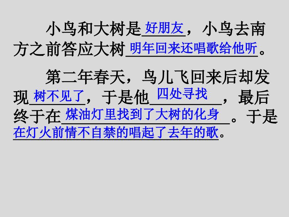 四年级上册《去年的树》课件333_第2页