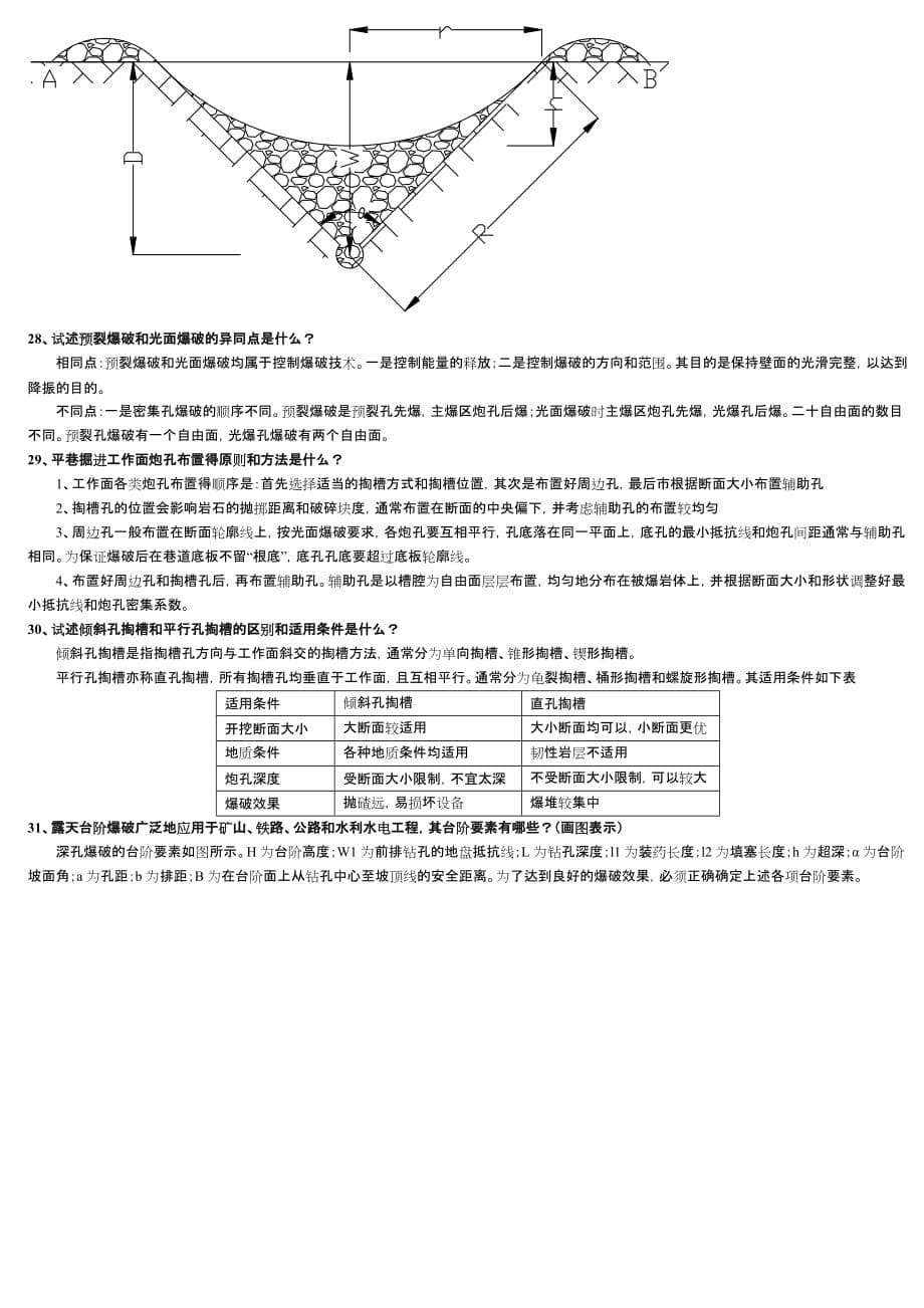 全国工程爆破技术人员统一考试必须掌握部分简答题_第5页