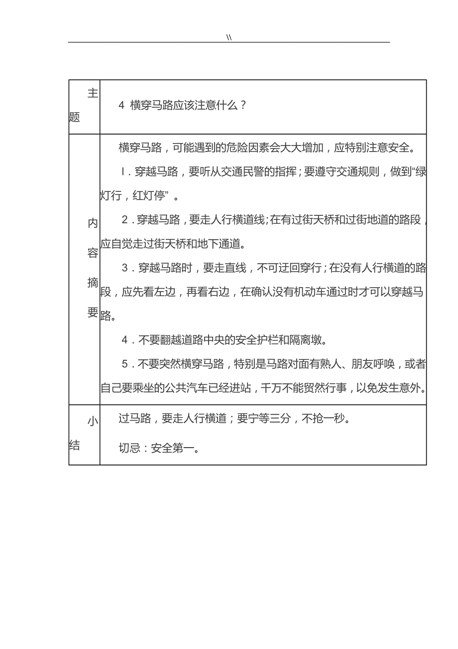 项目方案安全教学教育内容_第4页