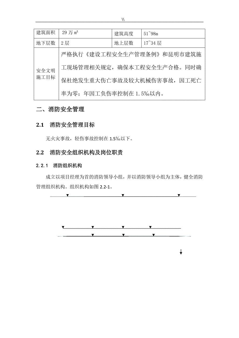 项目施工现场临时消防项目施工专项组织方案_第5页