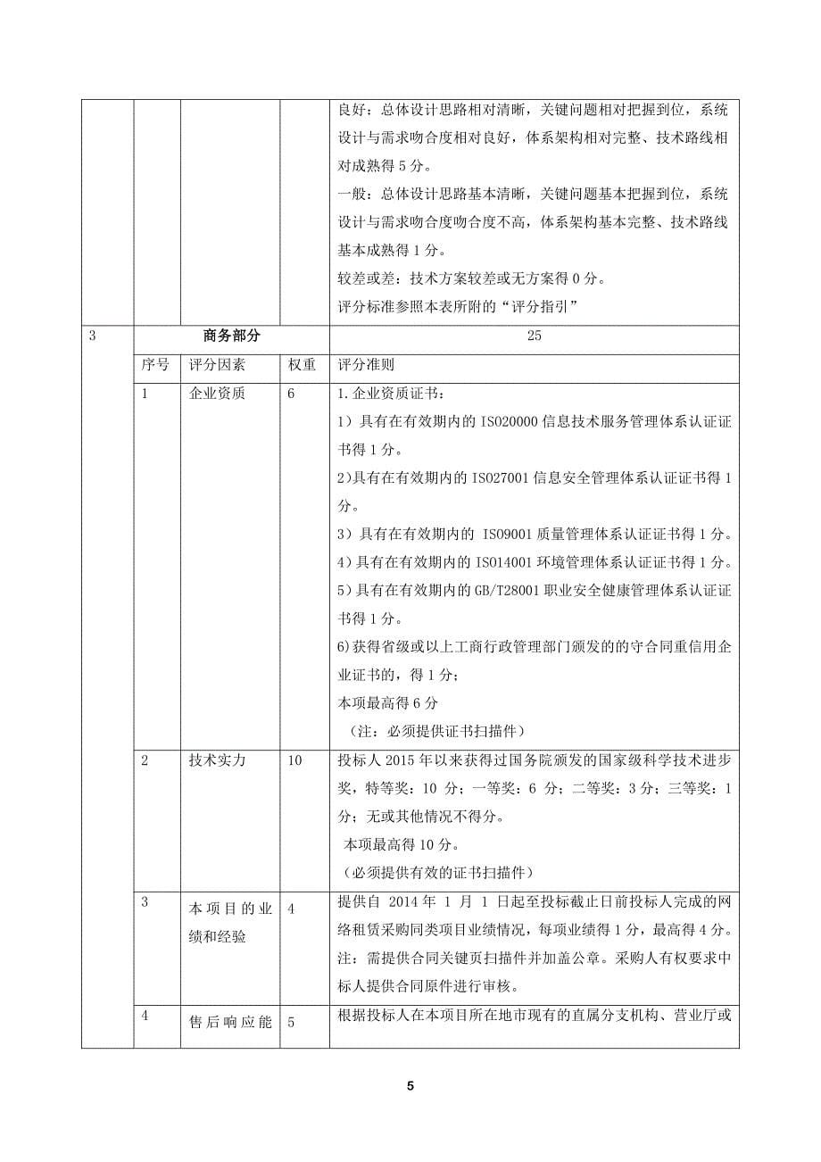 三年行动计划-智能交通管理系统（三期）网络租赁项目招标文件_第5页