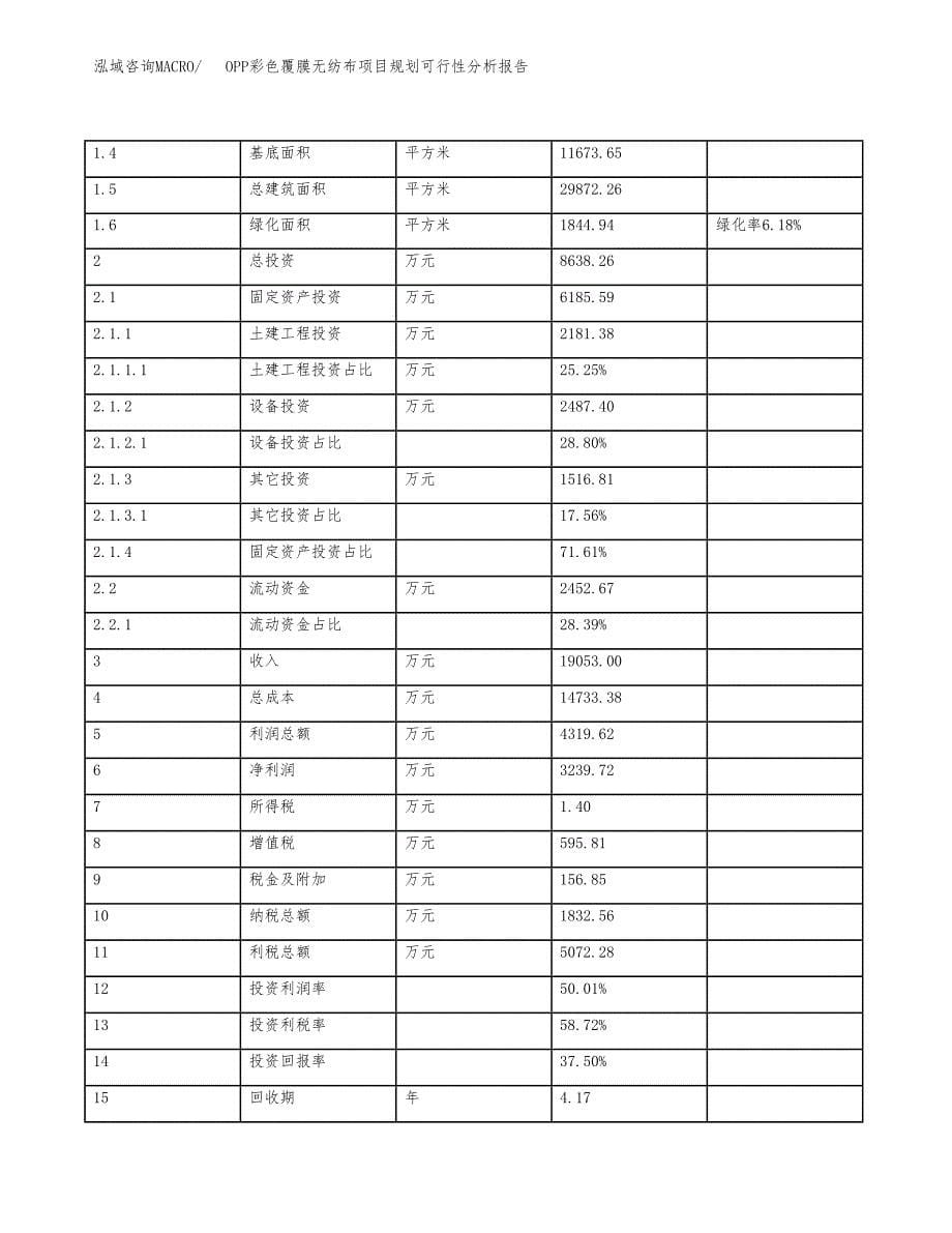 OPP彩色覆膜无纺布项目规划可行性分析报告.docx_第5页