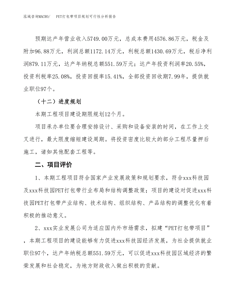 PET打包带项目规划可行性分析报告.docx_第3页