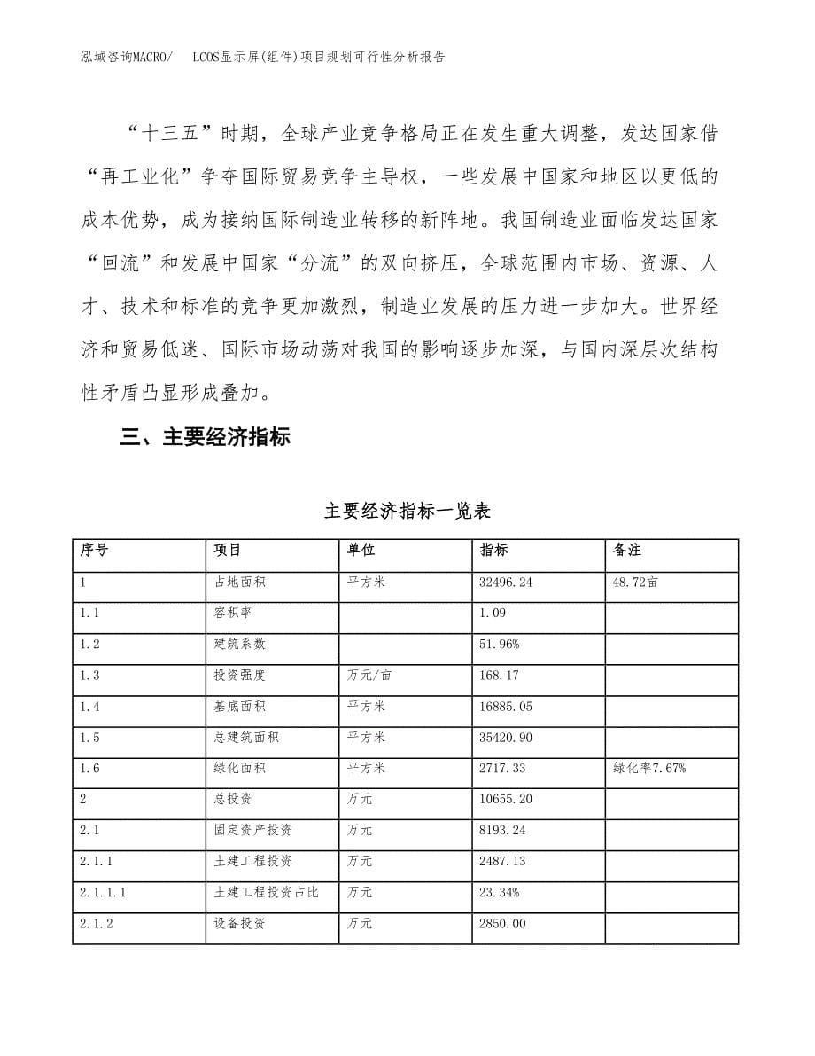 LCOS显示屏(组件)项目规划可行性分析报告.docx_第5页