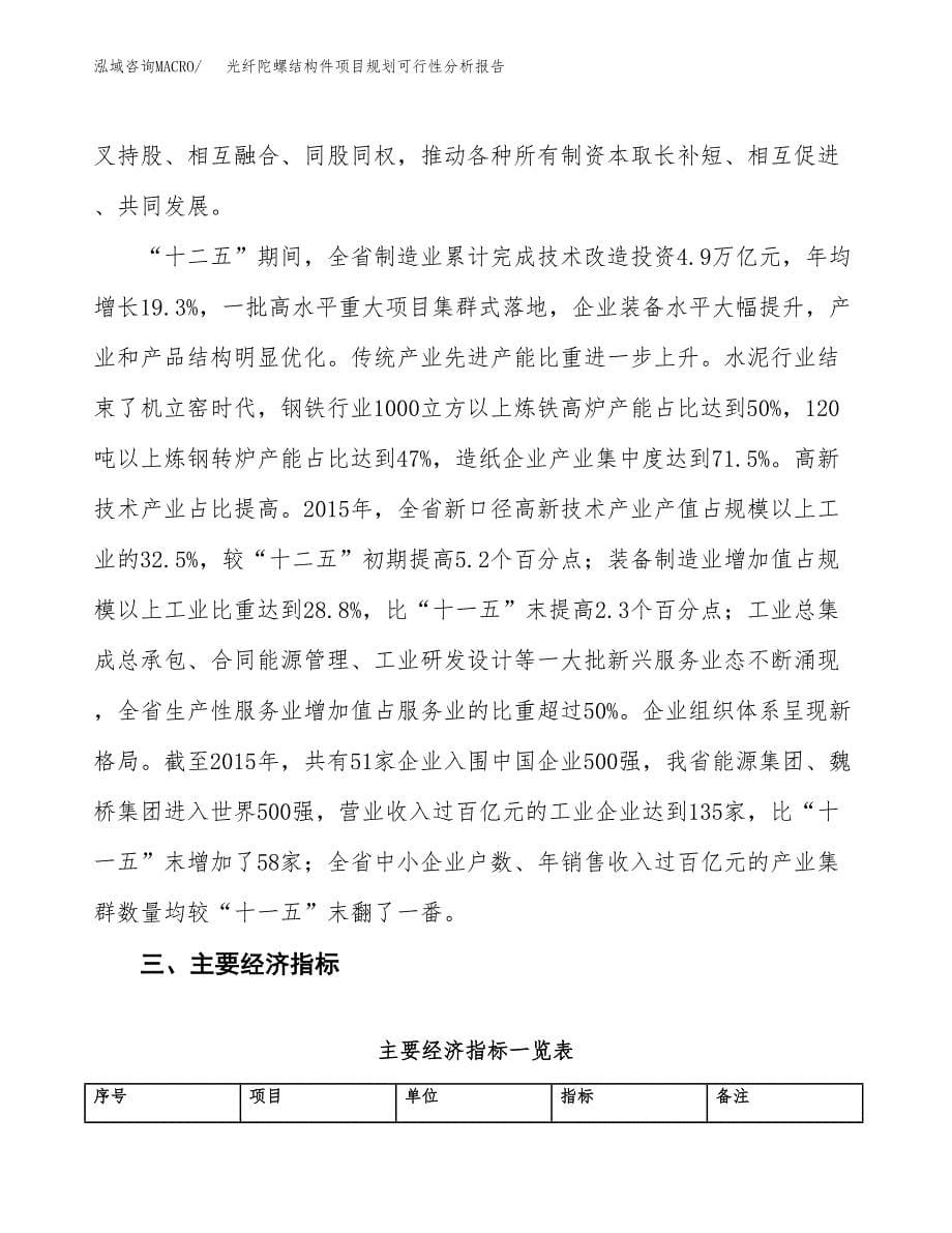 光纤陀螺结构件项目规划可行性分析报告.docx_第5页