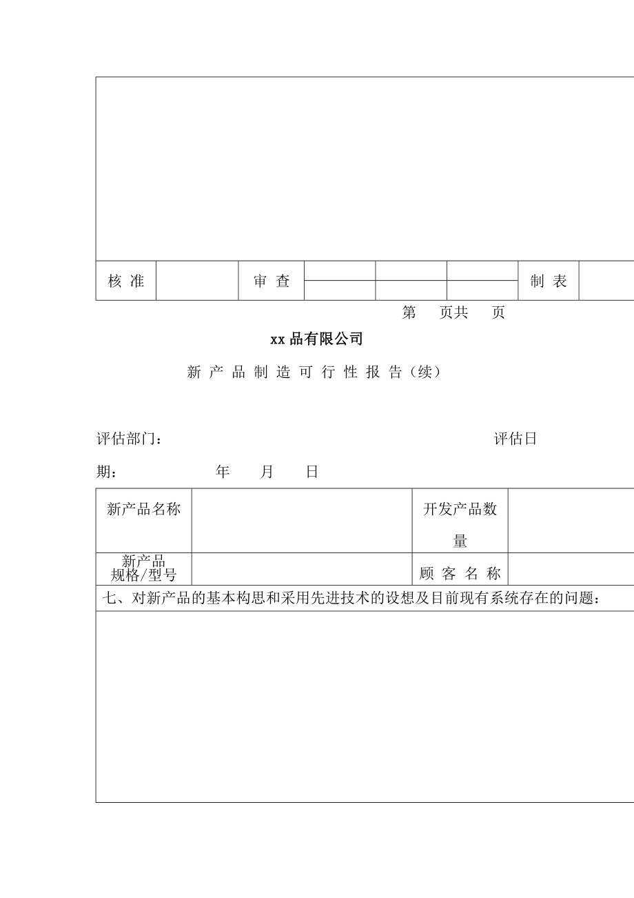 某公司产品先期策划所有表格_第3页