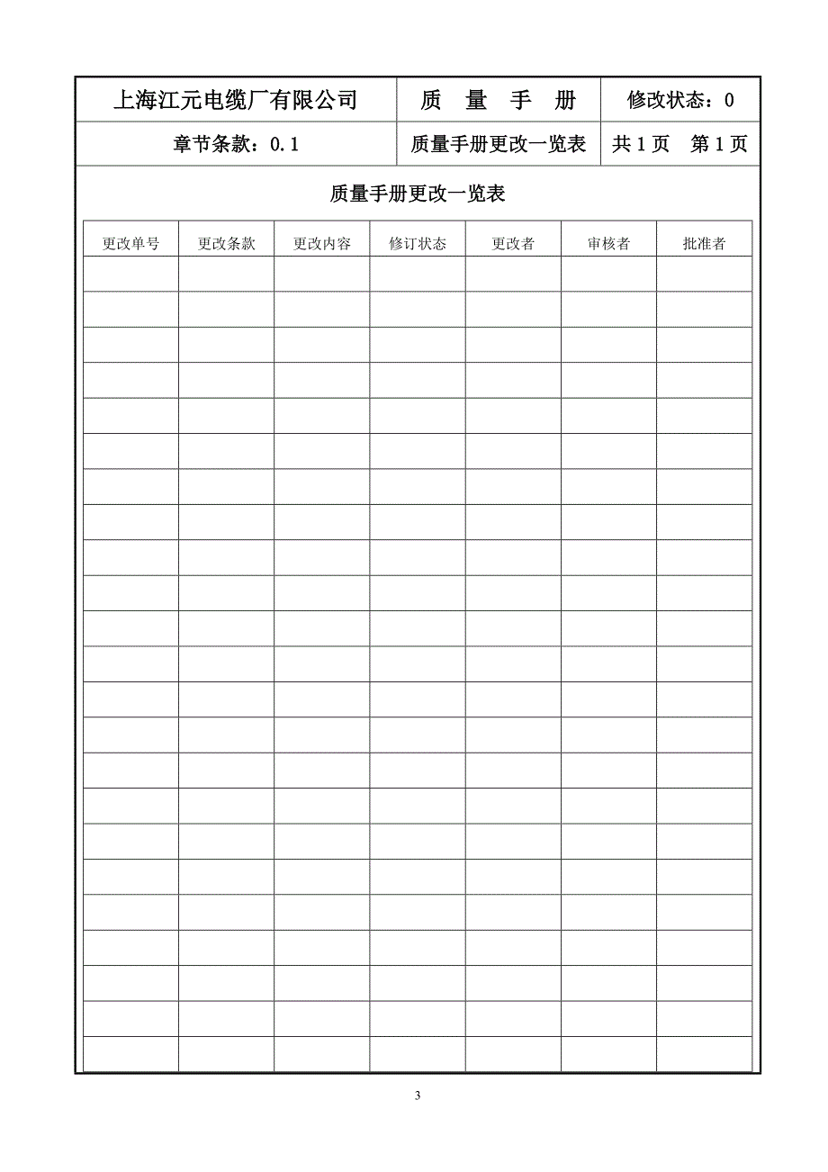 电线电缆行业质量手册_第3页