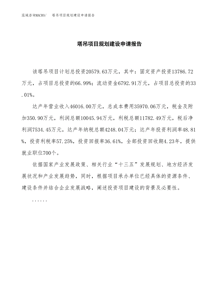 塔吊项目规划建设申请报告范文.docx_第2页