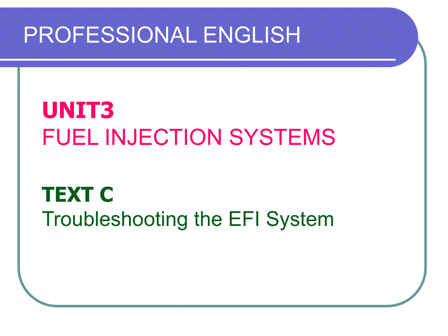 汽车专业英语课件与汽车专业英语读译教程2版配套6U3TC_第1页