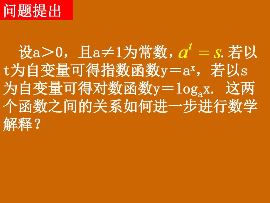 模式2必修1人教版精品课件34份高一数学2.2.2指对数函数与反函数课件_第2页