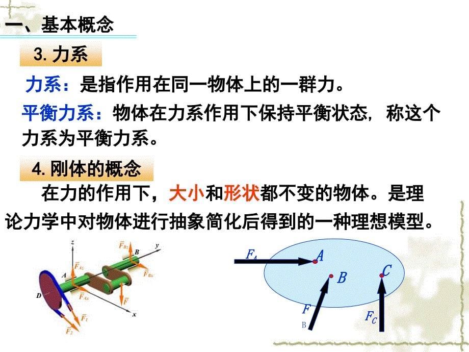 汽车机械基础教学课件作者第2版蔡广新电子课件单元三平面构件的静力分析和动力分析_第5页