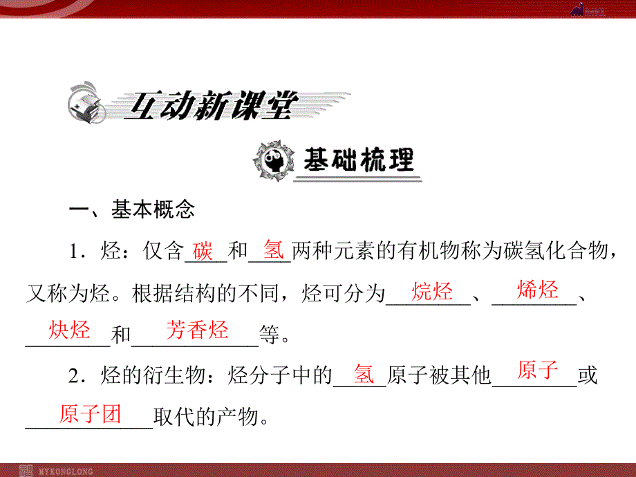 模式2：化学：选修5人教版精品课件27份人教版选修5课件第2章第1节脂肪烃第1课时烷烃和烯烃_第2页