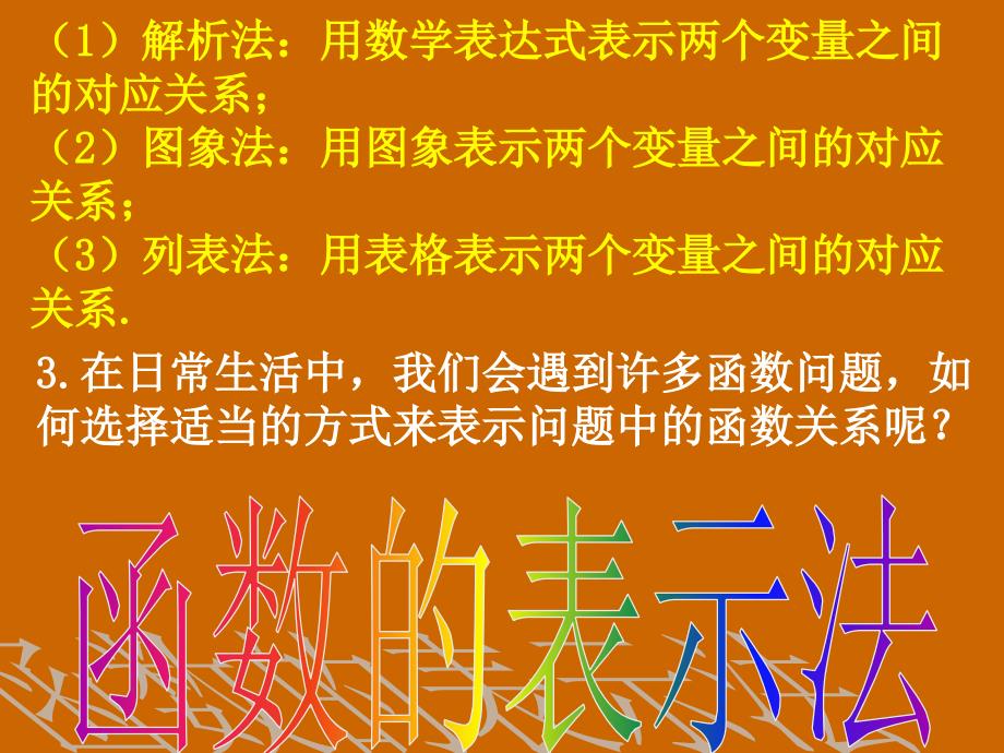 模式2必修1人教版精品课件34份高一数学1.2.2函数的表示法课件_第3页