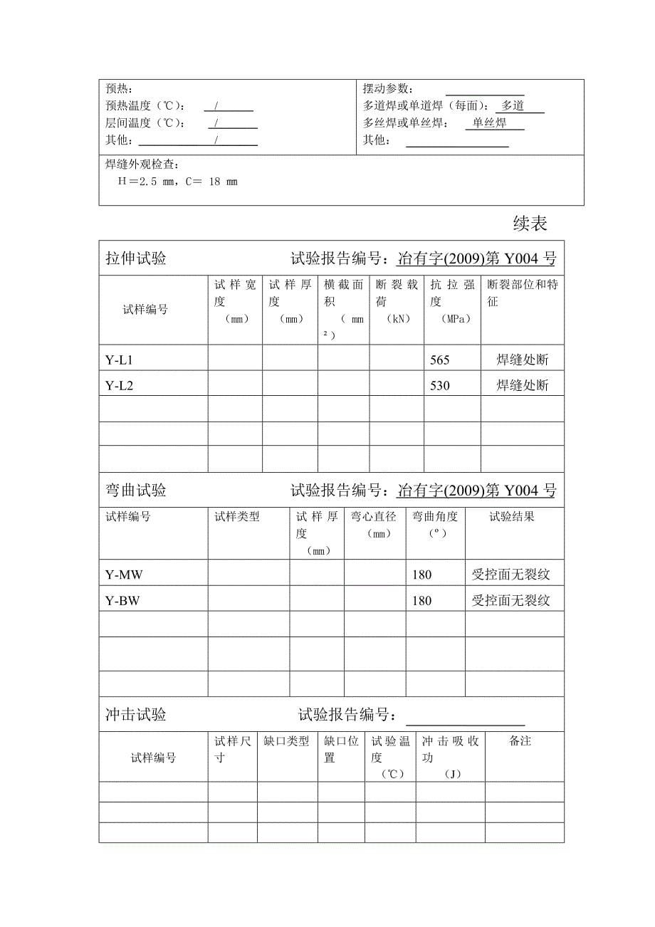 工艺技术_某工业设备工程公司焊接工艺指导书_第5页