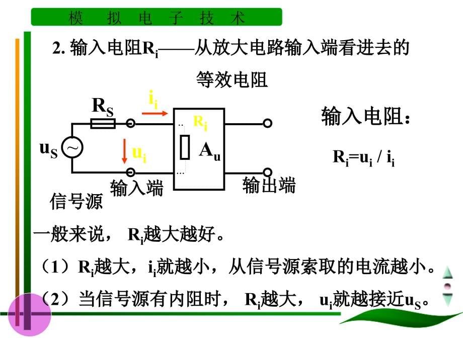 模拟电子技术基础LESSON2基本放大电路_第5页