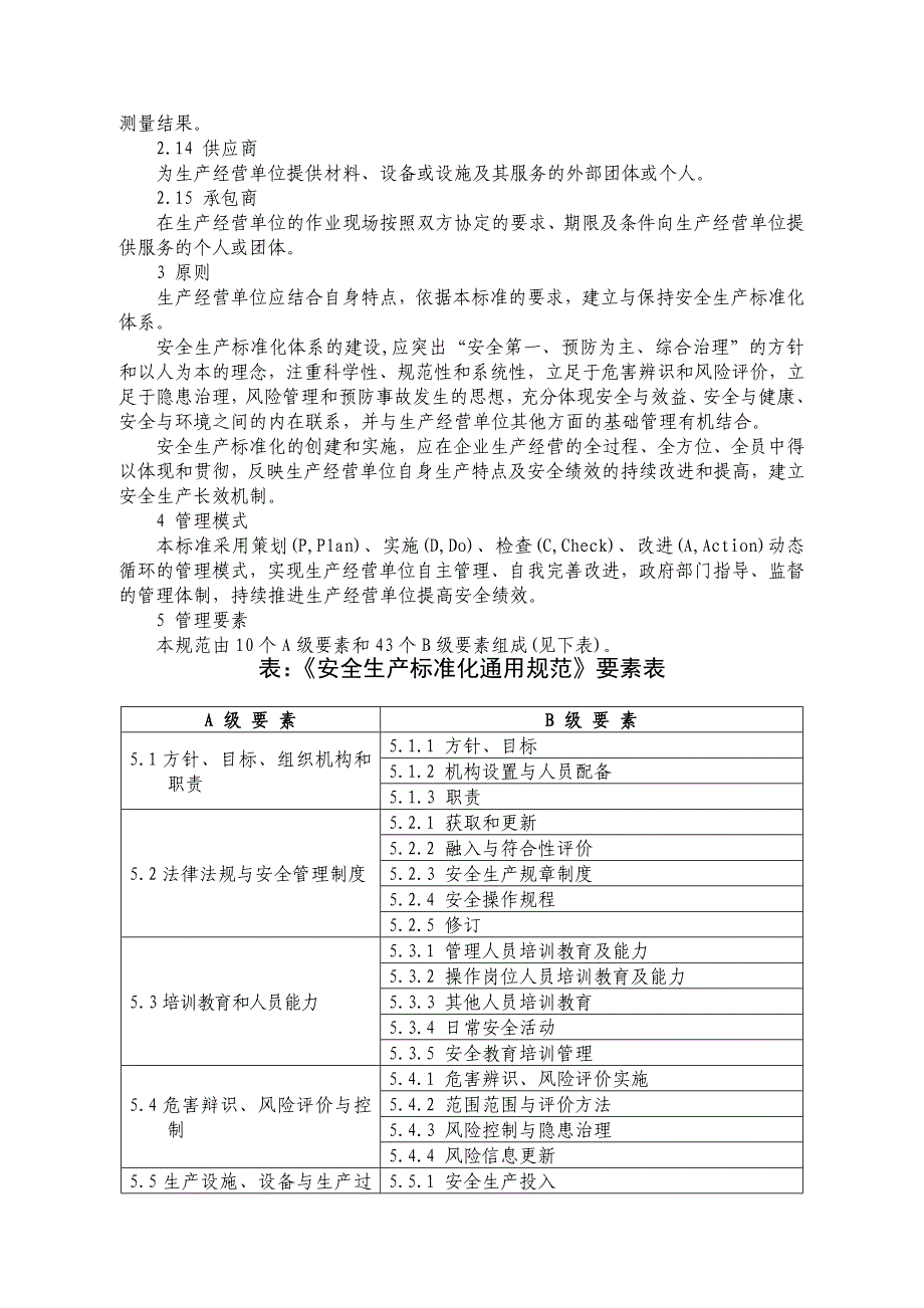 安全生产_安全生产标准化体系通用规范_第4页