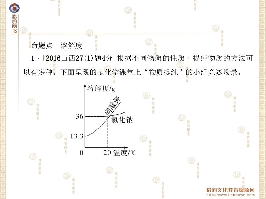 模块一身边的化学物质第6讲溶解度_第3页