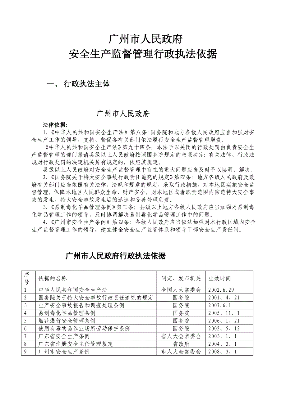 安全生产_安全生产监督管理行政执法依据_第2页