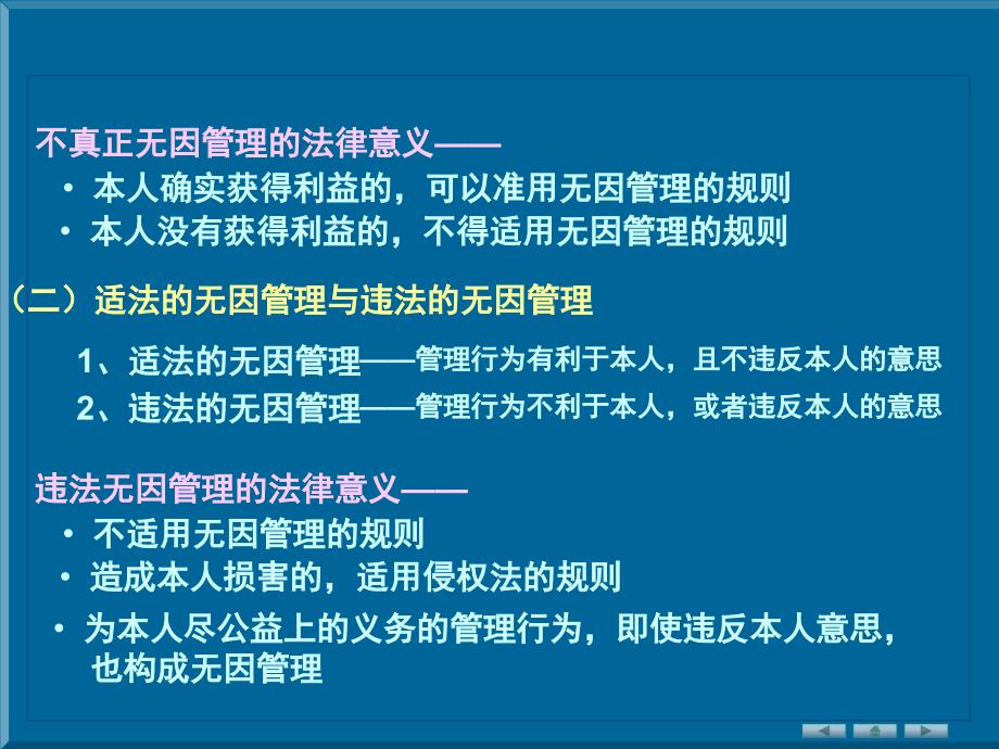 民法全部课件第十九章无因管理之债_第4页