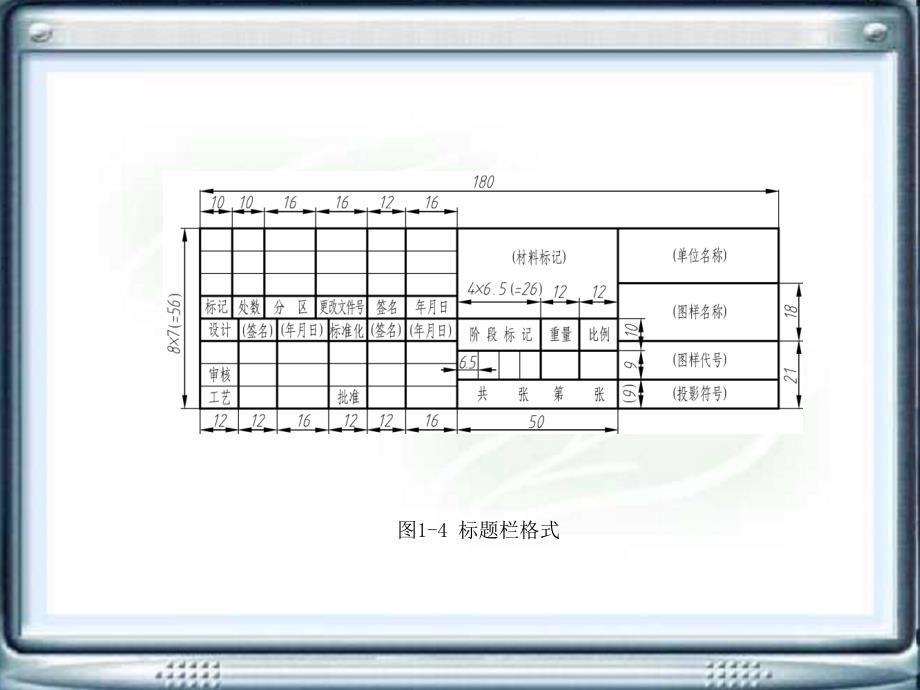 机械制图与AutoCAD电子挂图教学课件作者姚茂河第1章机械制图基本知识_第4页