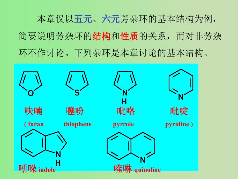 有机化学第十章杂环化合物_第4页