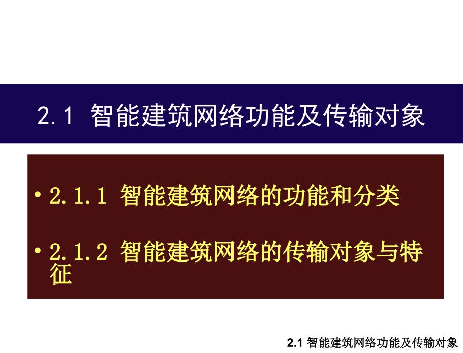 楼宇智能化技术第4版许锦标张振昭电子课件第2章节智能楼宇信息传输网基础1章节_第3页