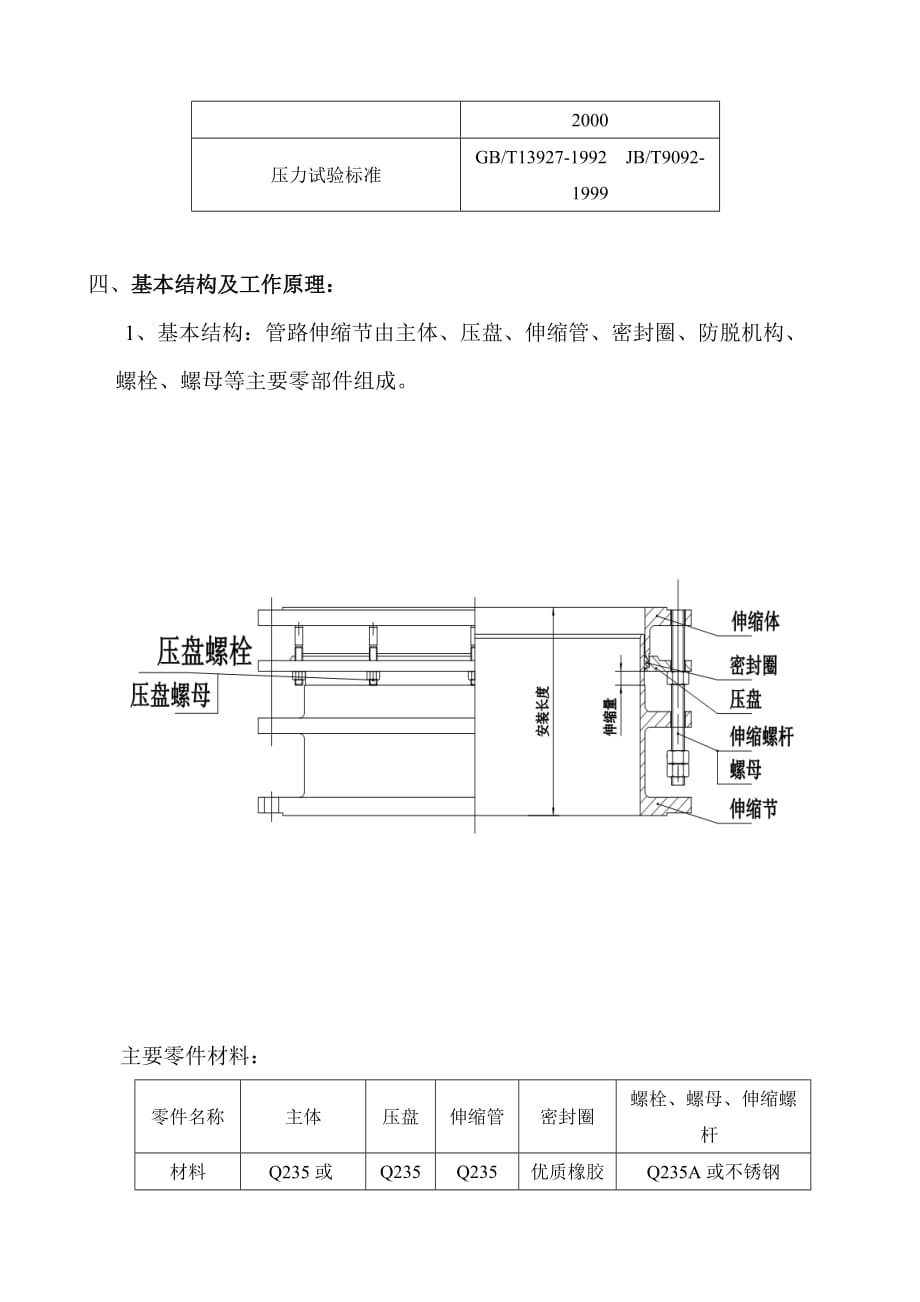 B2F系列伸缩器使用说明书_第4页