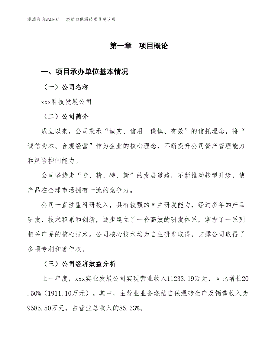 烧结自保温砖项目建议书（79亩）.docx_第3页