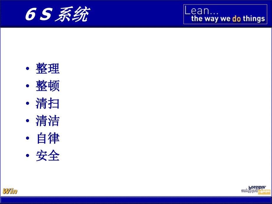 派克精益体系“6 S” 系统模板_第5页