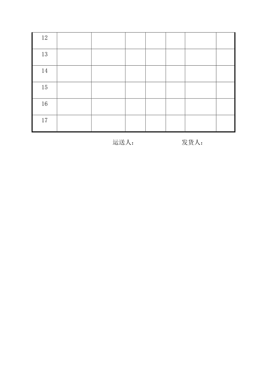 某公司运送管理清单_第2页