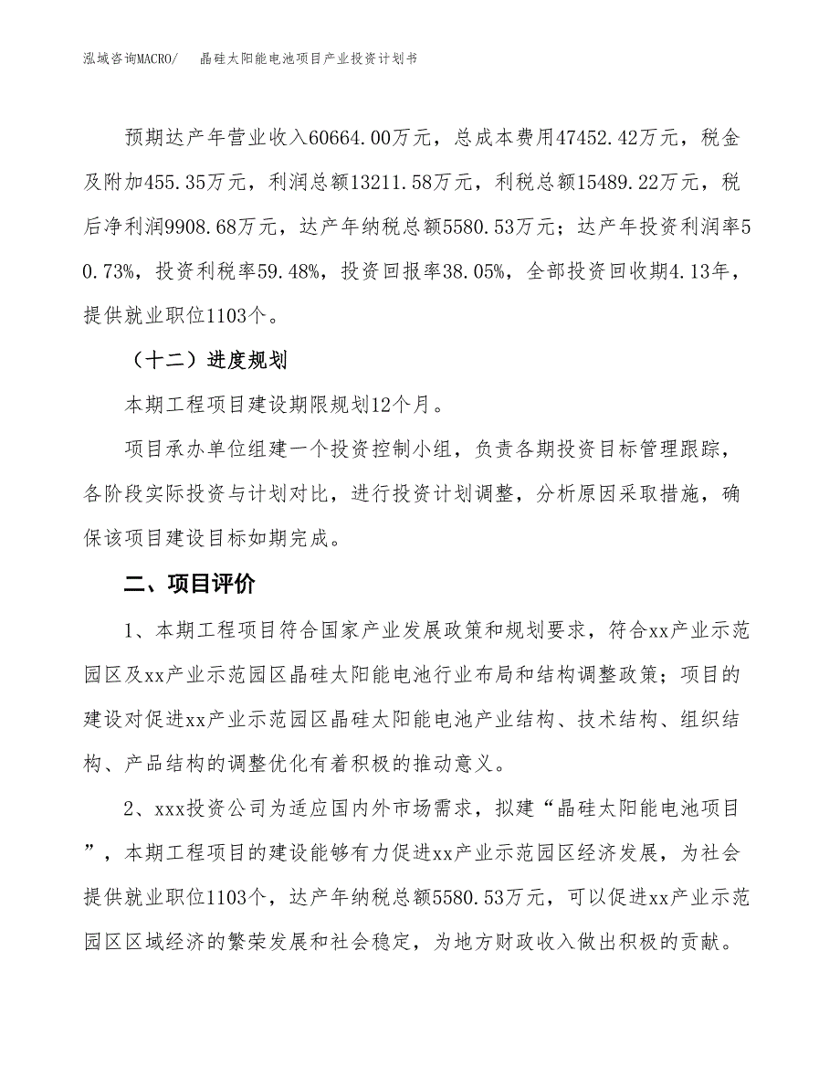 晶硅太阳能电池项目产业投资计划书.docx_第3页