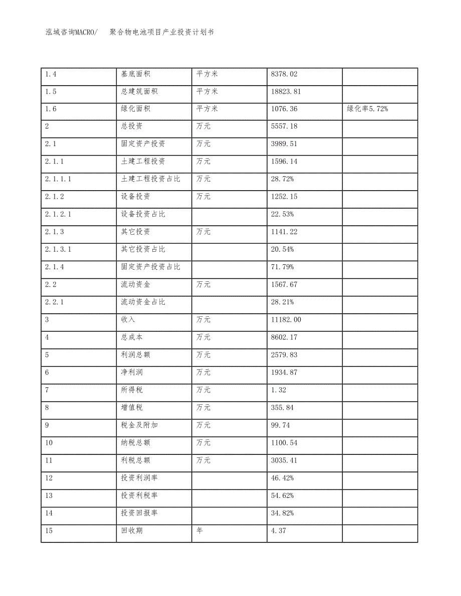 聚合物电池项目产业投资计划书.docx_第5页