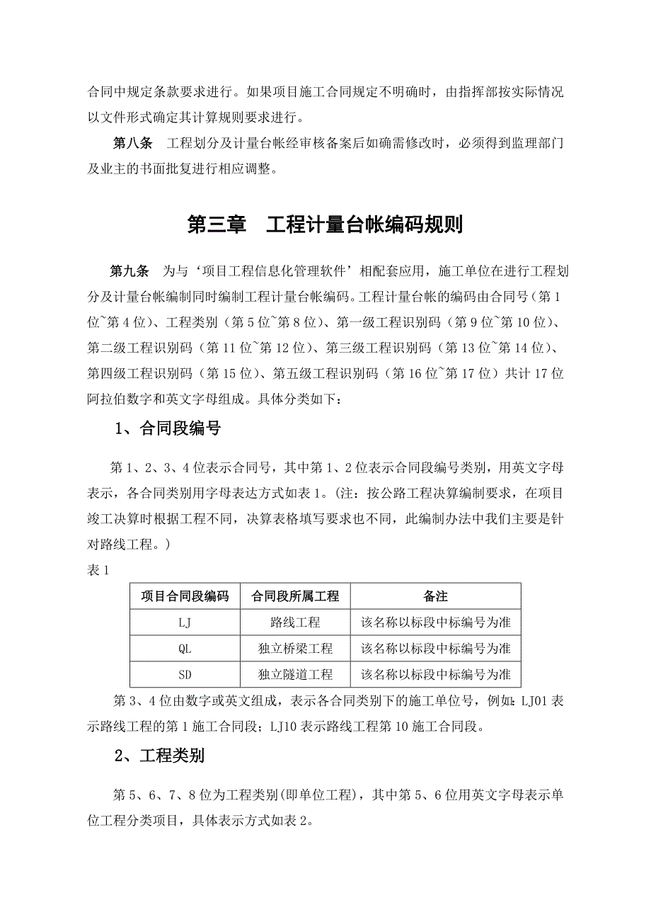 公路工程台帐编制管理办法_第4页