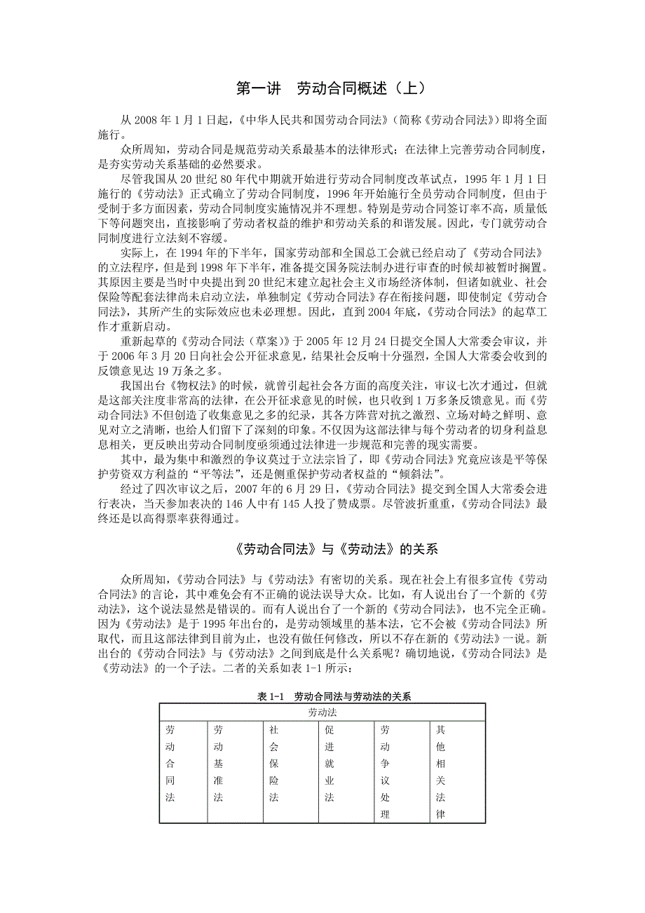 劳动合同的订立、解除与终止1_第1页