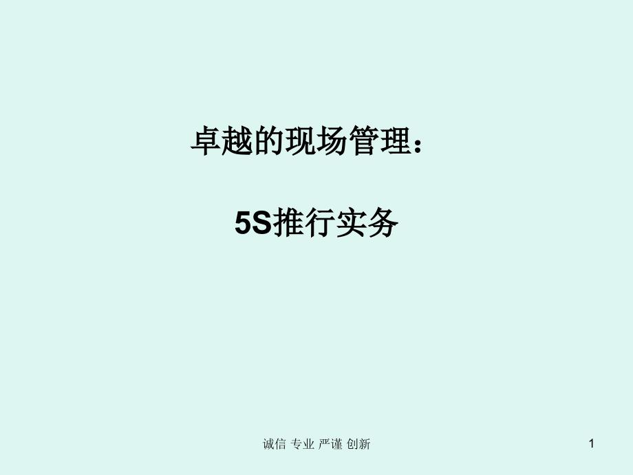 5S整理整顿的推进重点_第1页