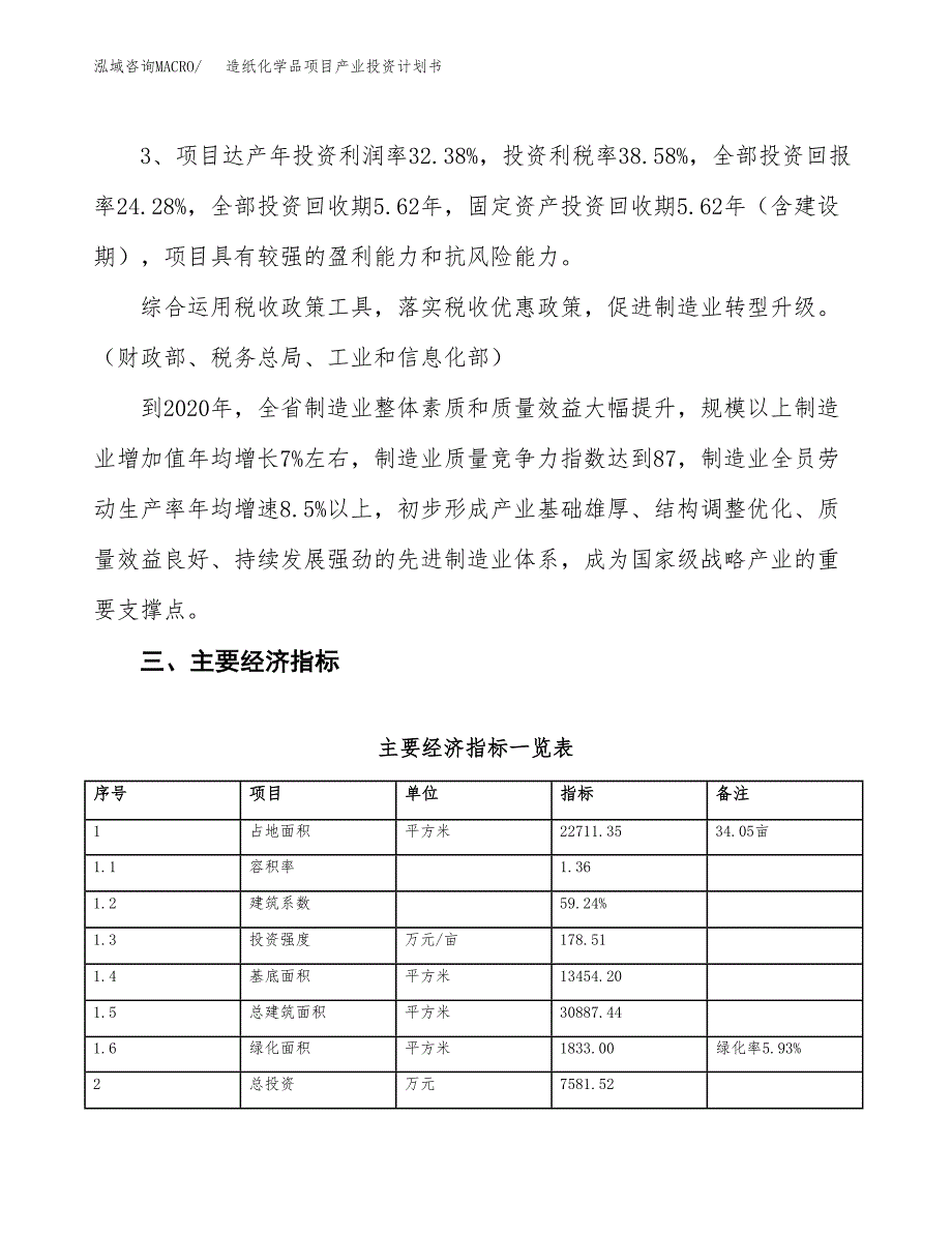 造纸化学品项目产业投资计划书.docx_第4页