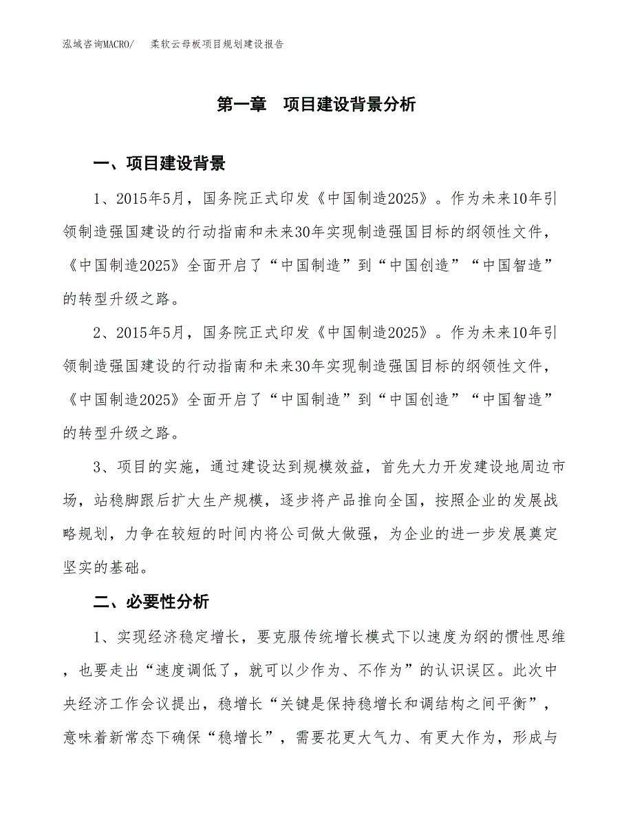 柔软云母板项目规划建设报告.docx_第3页