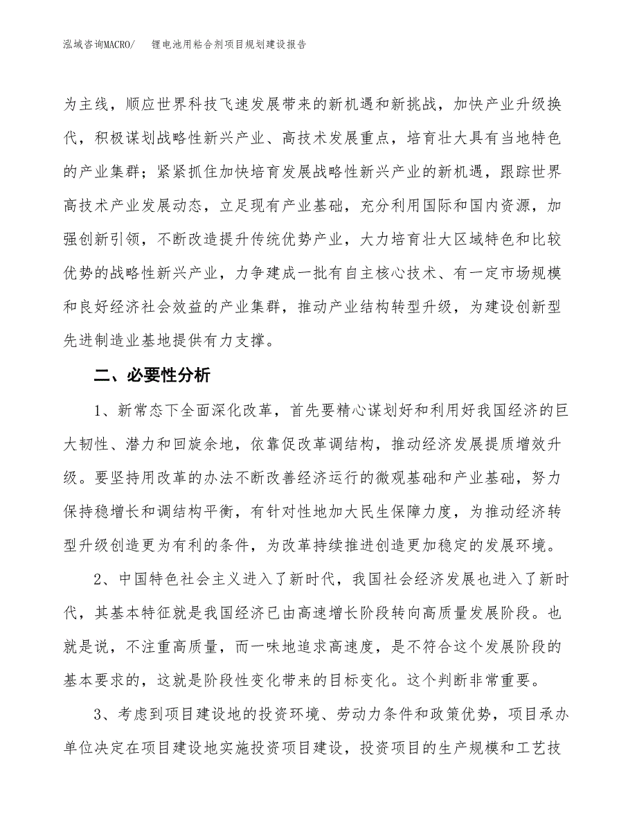 锂电池用粘合剂项目规划建设报告.docx_第4页