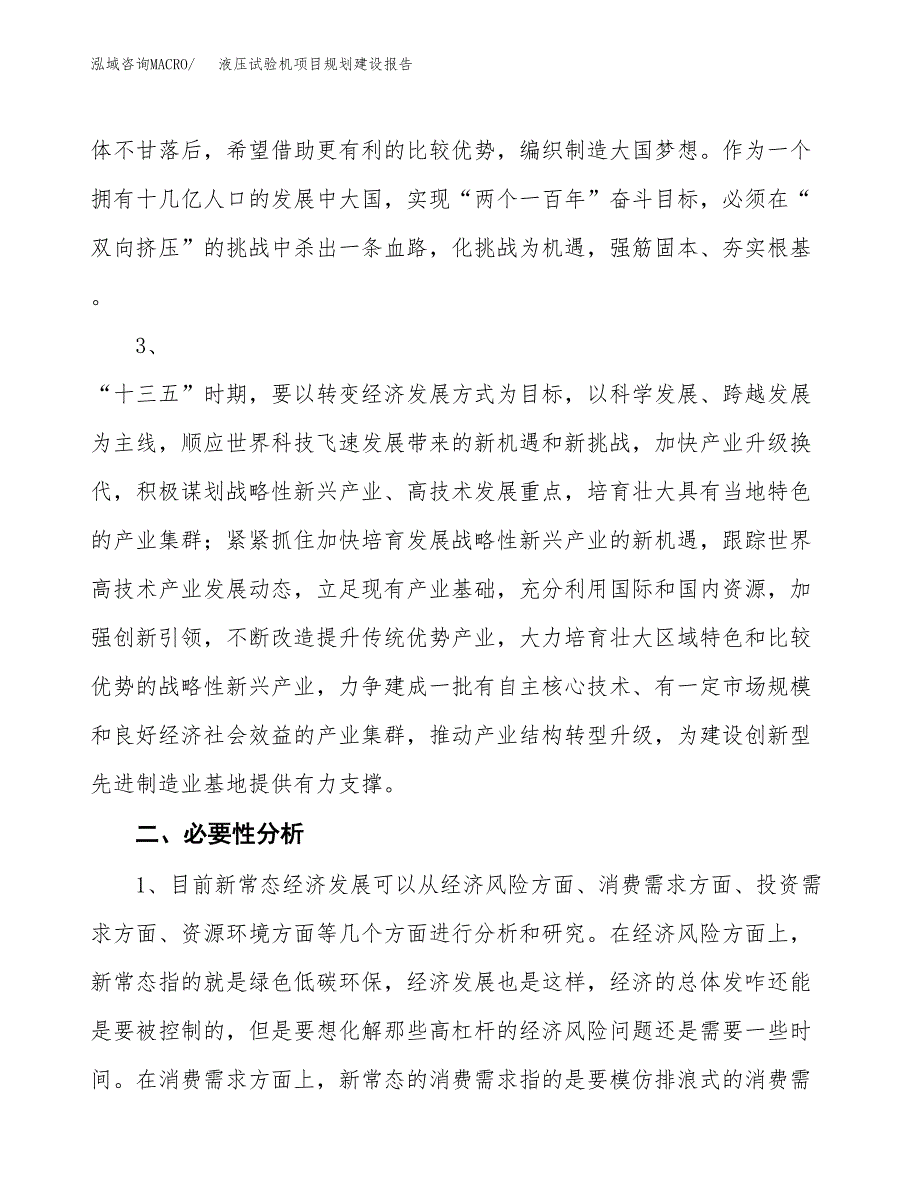 液压试验机项目规划建设报告.docx_第4页