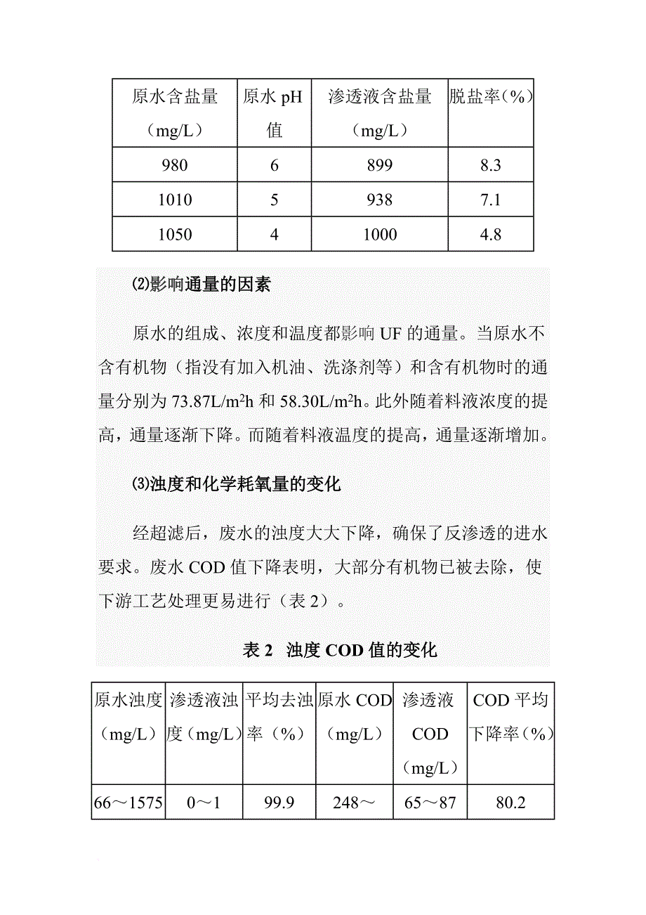 超滤反渗透电渗析组合工艺处理放射性废水_1_第4页