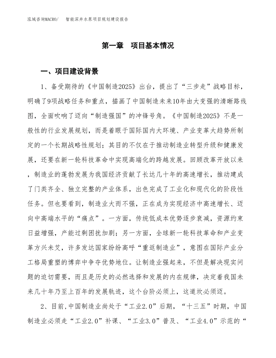 智能深井水泵项目规划建设报告.docx_第3页