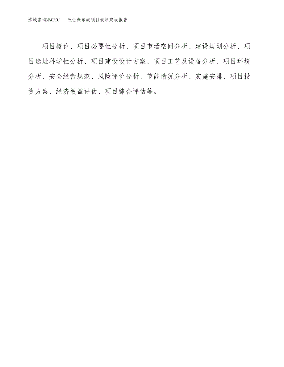 改性聚苯醚项目规划建设报告.docx_第3页