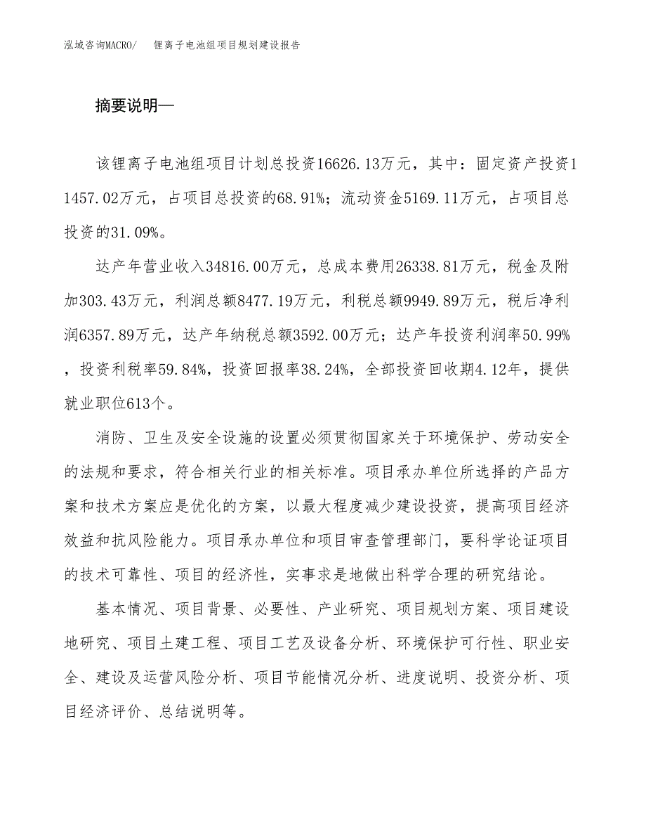 锂离子电池组项目规划建设报告.docx_第2页