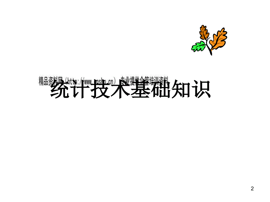 统计技术的基础知识_第2页