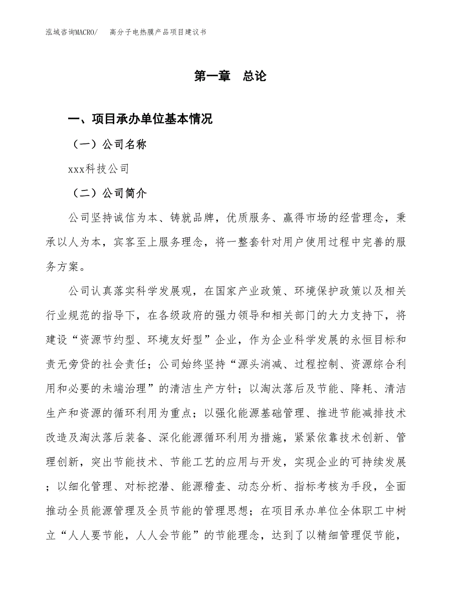 高分子电热膜产品项目建议书（24亩）.docx_第3页