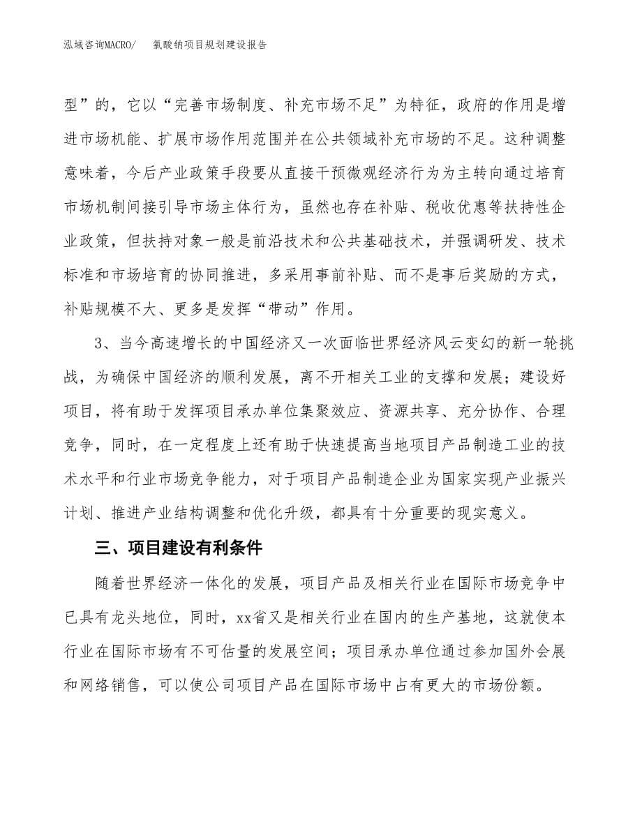 氯酸钠项目规划建设报告.docx_第5页