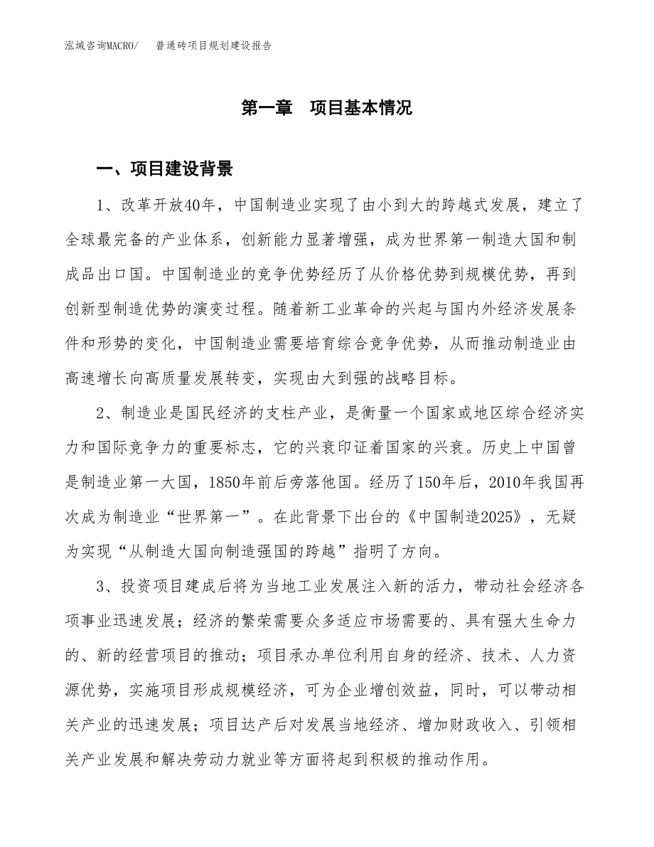 普通砖项目规划建设报告.docx_第4页