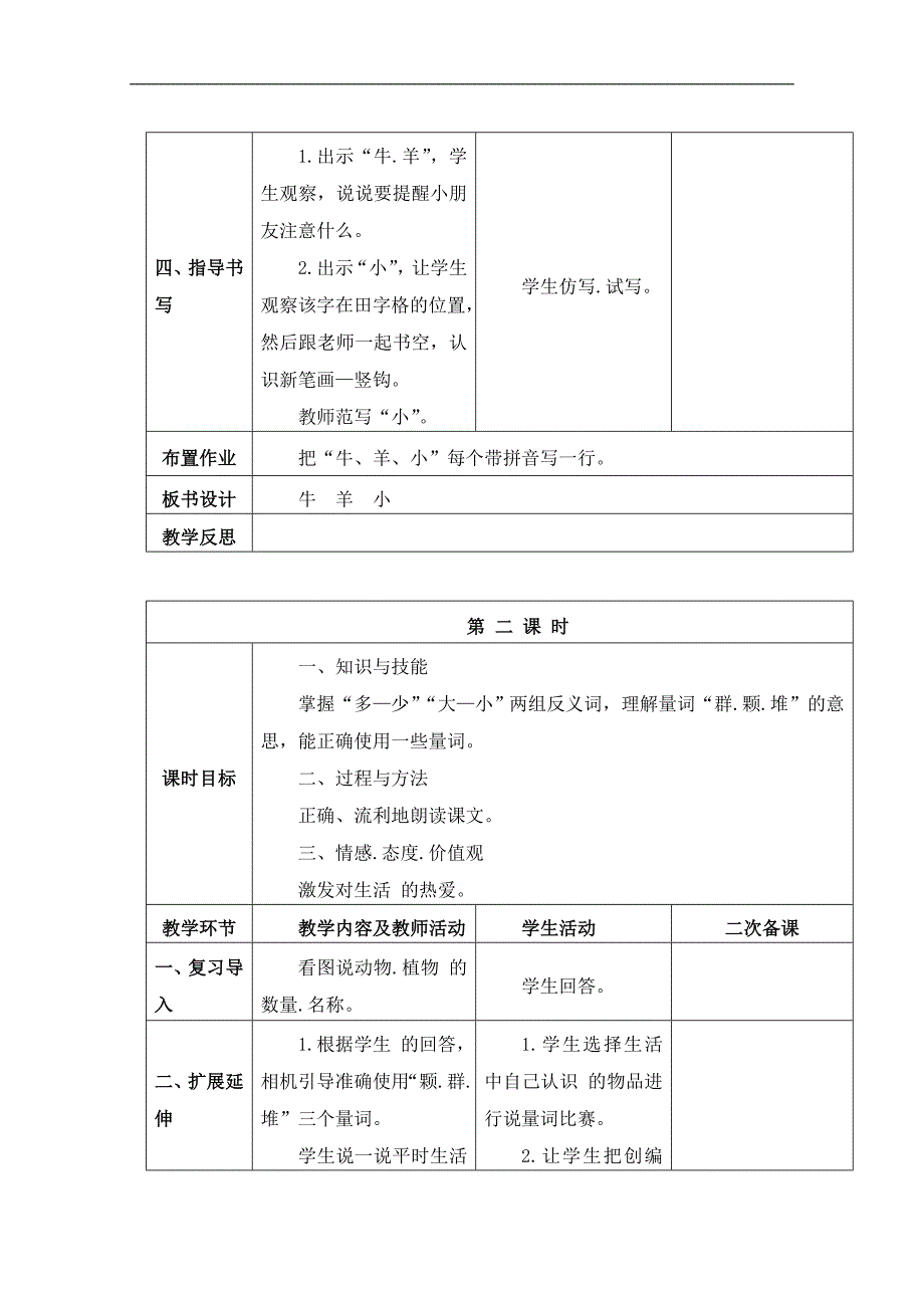 人教版小学语文一年级上册第四单元电子教案_第4页